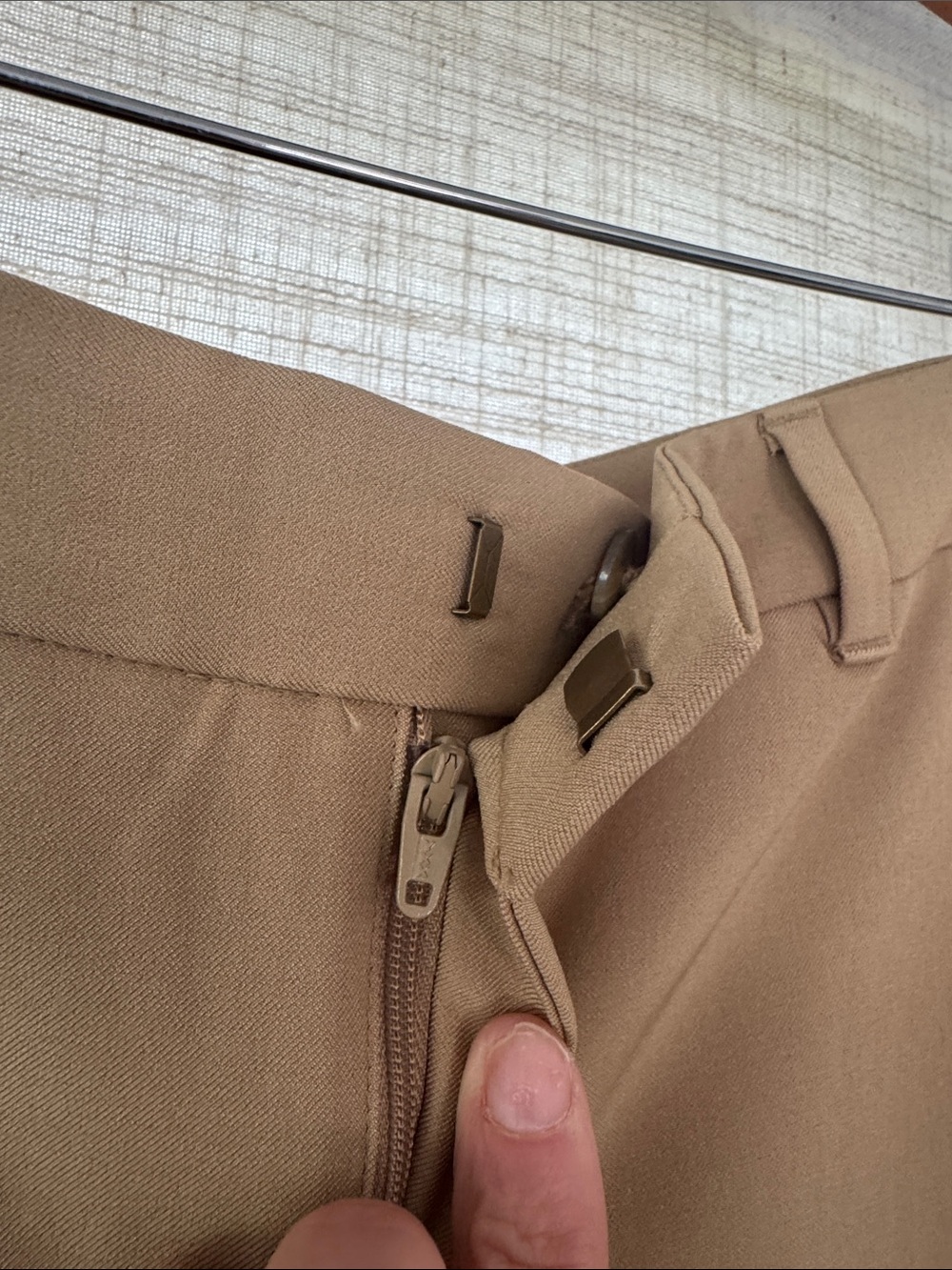 BANANA REPUBLIC Bootcut High-Rise Sculpted Camel Trouser Size 8 - Picture 4 of 8